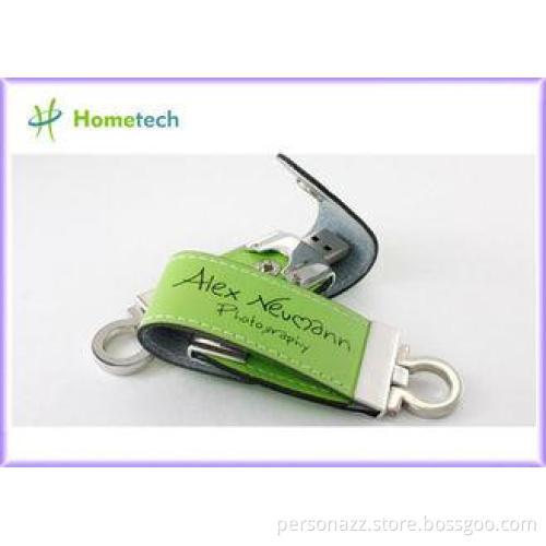 Hot!!! Leather USB Flash Disk With Free Imprinted Logo